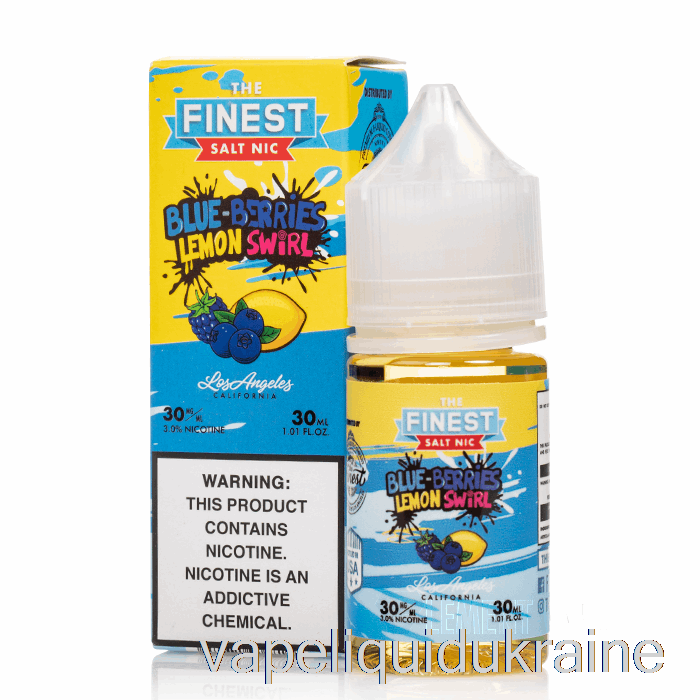 Vape Liquid Ukraine Blue-Berries Lemon Swirl - The Finest Candy Edition Salt Nic - 30mL 30mg